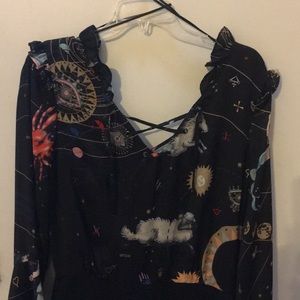 Fun astrological romper